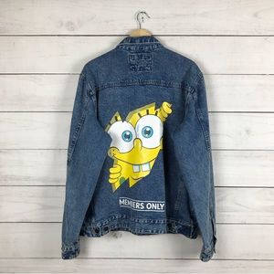 Members Only x SpongeBob Denim Jacket